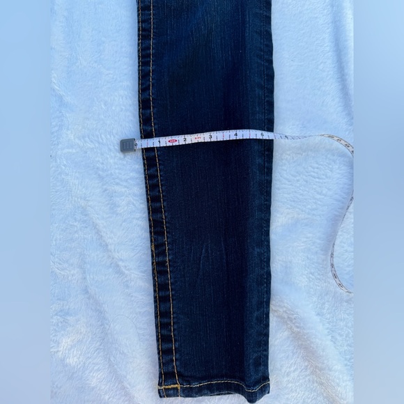 True Religion Women's Skinny Jeans – Serena Size 26, Distressed Blue Wash - Picture 6 of 12